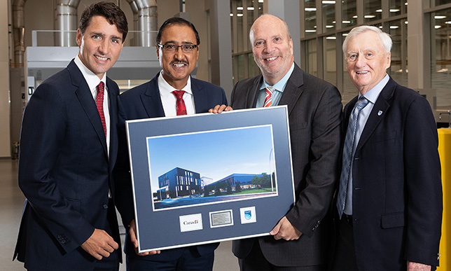 Prime Minister Justin Trudeau opens NAIT's Productivity and Innovation Centre
