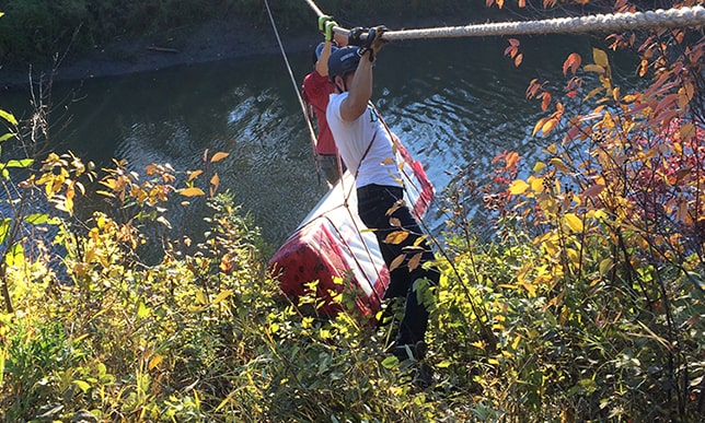 Engineering students to craft rope suspension bridges across Whitemud Creek
