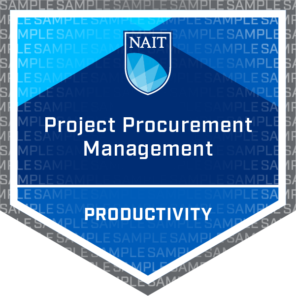 Project Procurement Management Badge