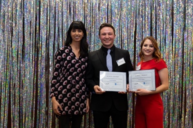 Puneeta McBryan, Evan Crawford and Chelsea Ganter