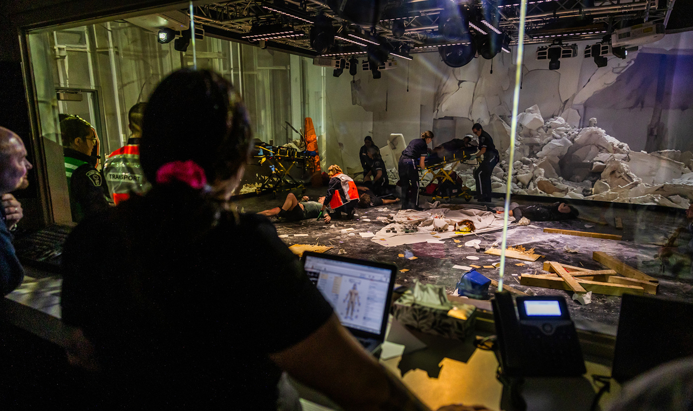 Disaster scenario at CAMS